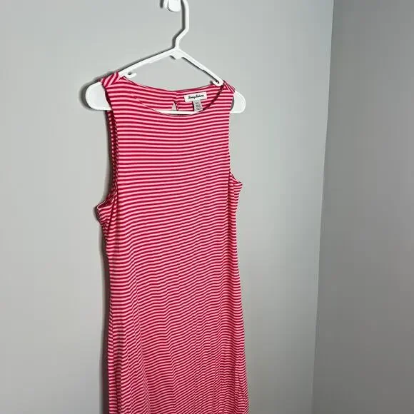 Tommy Bahama Soft Rayon Material Striped Dress Size Small - Picture 3 of 11
